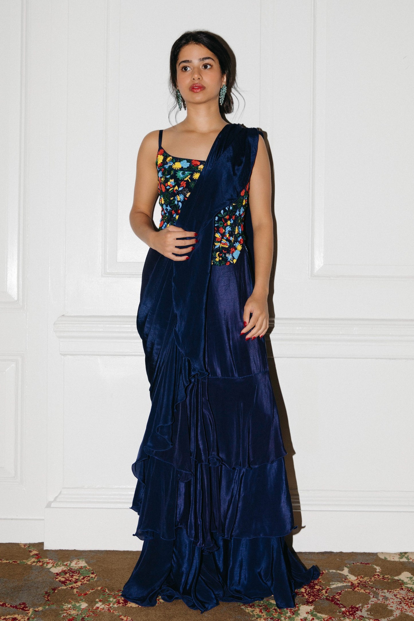 Ani Corset Drape Saree
