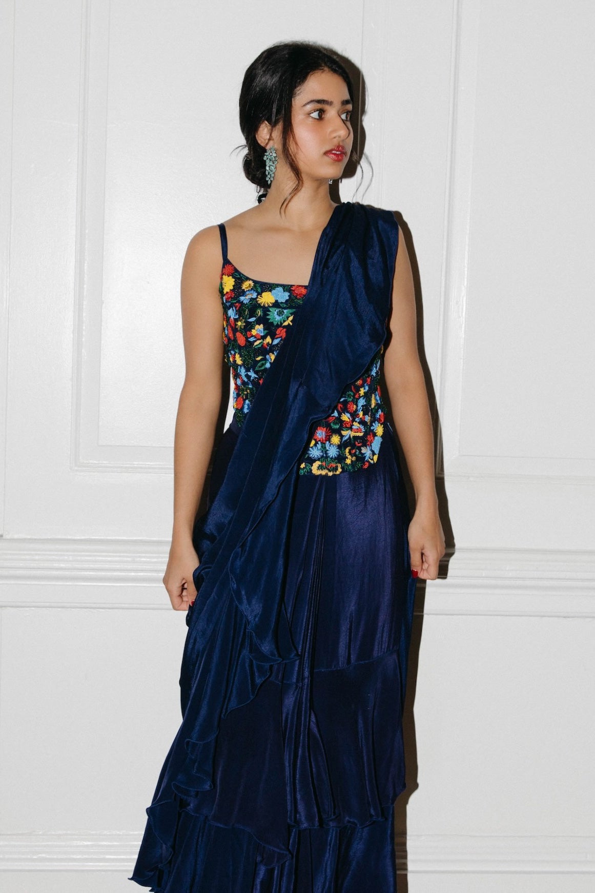 Ani Corset Drape Saree