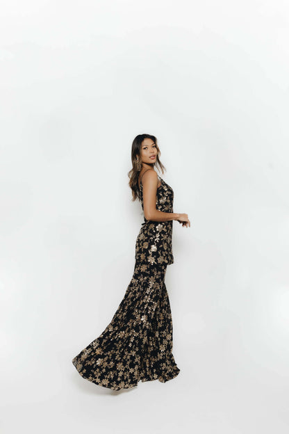 Naya Gharara / Mini Dress (Black)