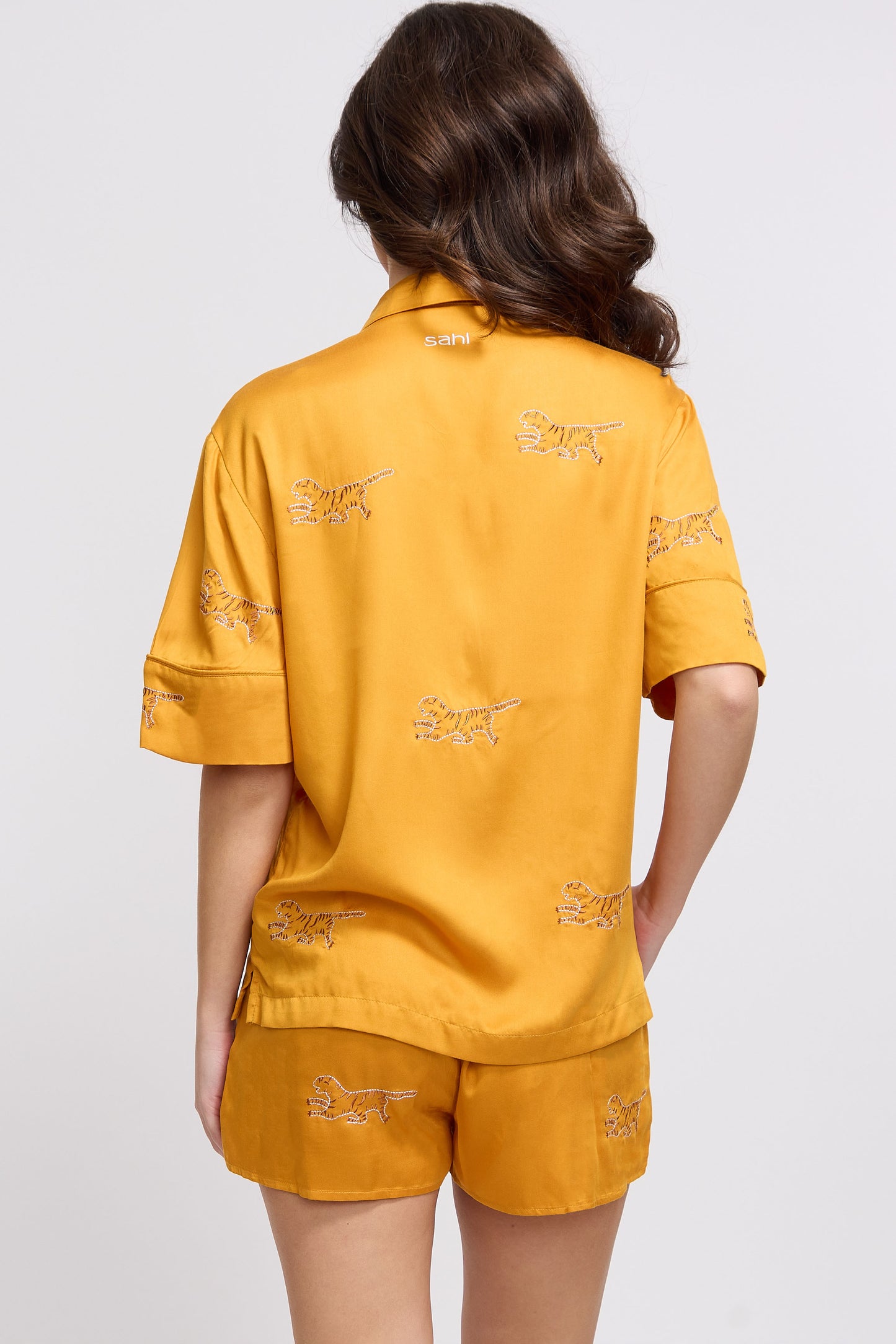 Tiger Shorts Set - Sunset Soirée (Marigold)
